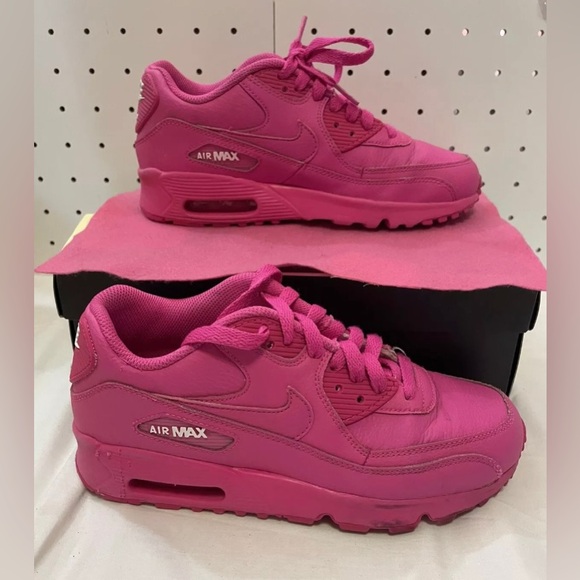 Nike Air Max 90 GS Youth Laser Fuchsia Pink Limited Edition